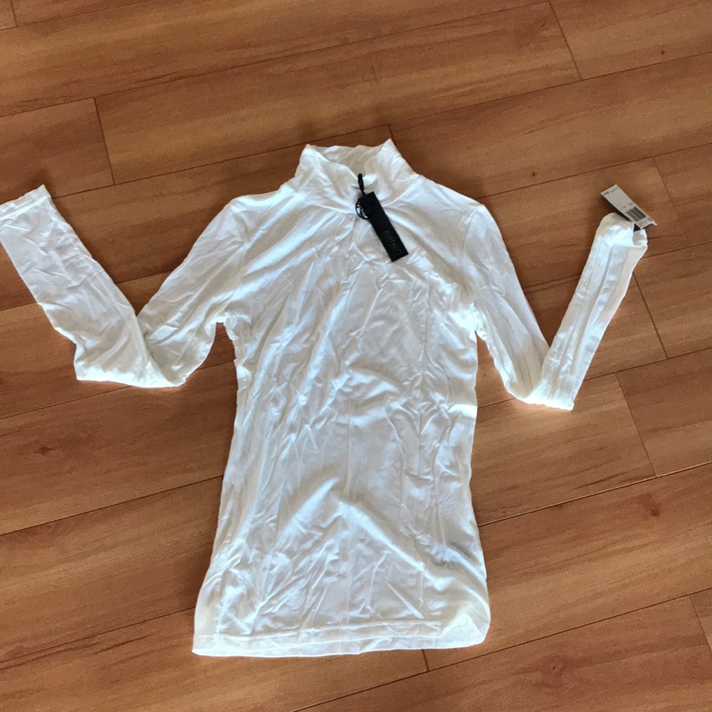 White turtleneck